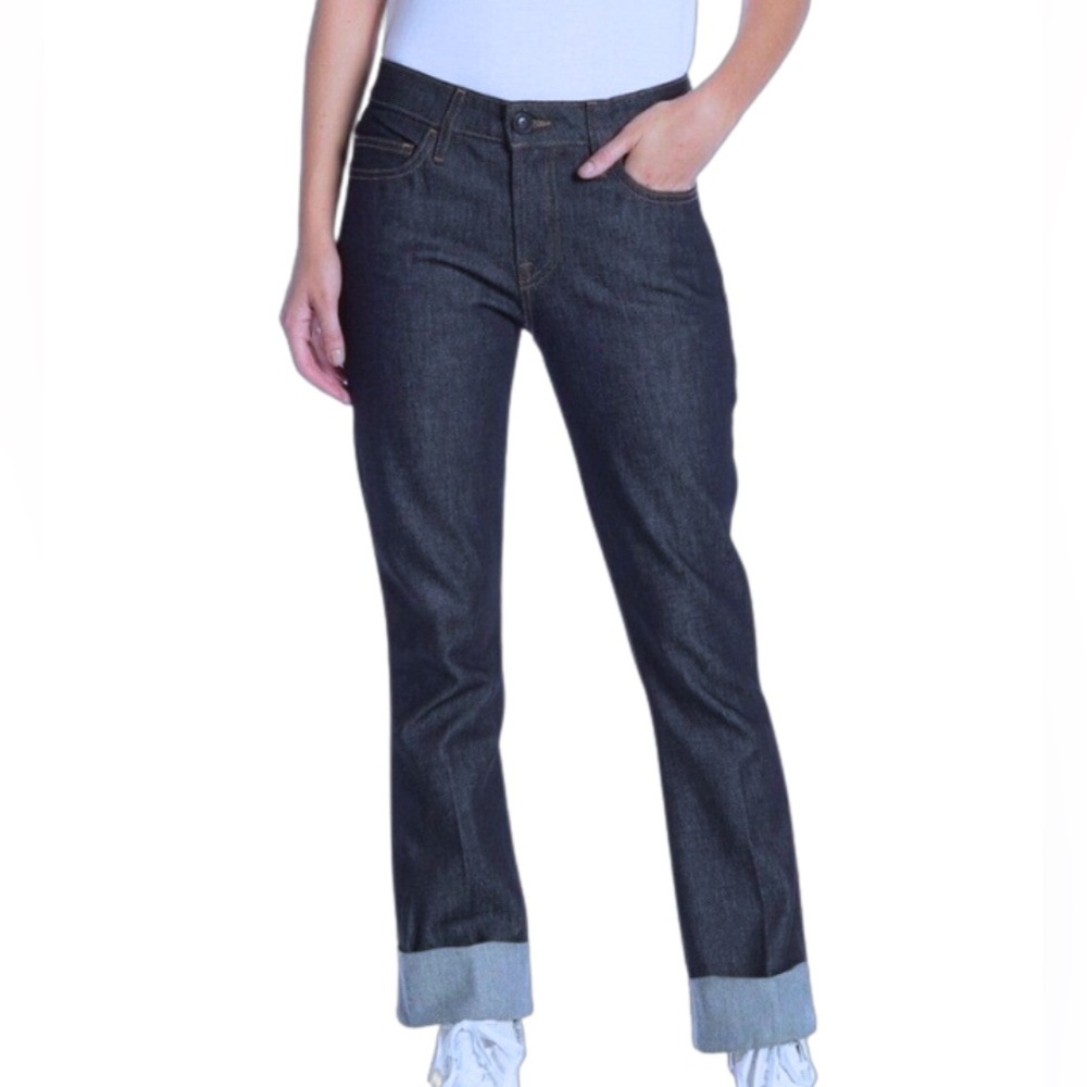 Frame Le Crop Mini Boot Jeans | Griffith | Cuffed Hem | Size 26